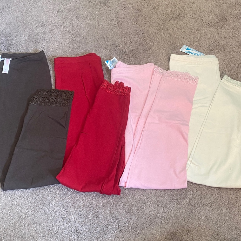 Girls old navy leggings size 10-12 bundle